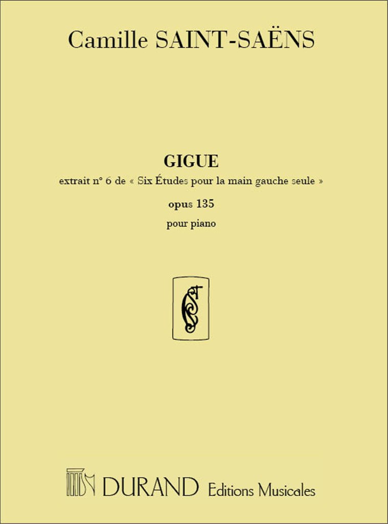 Gigue Op 135 N 6 Piano Op (Extrait Etudes Main